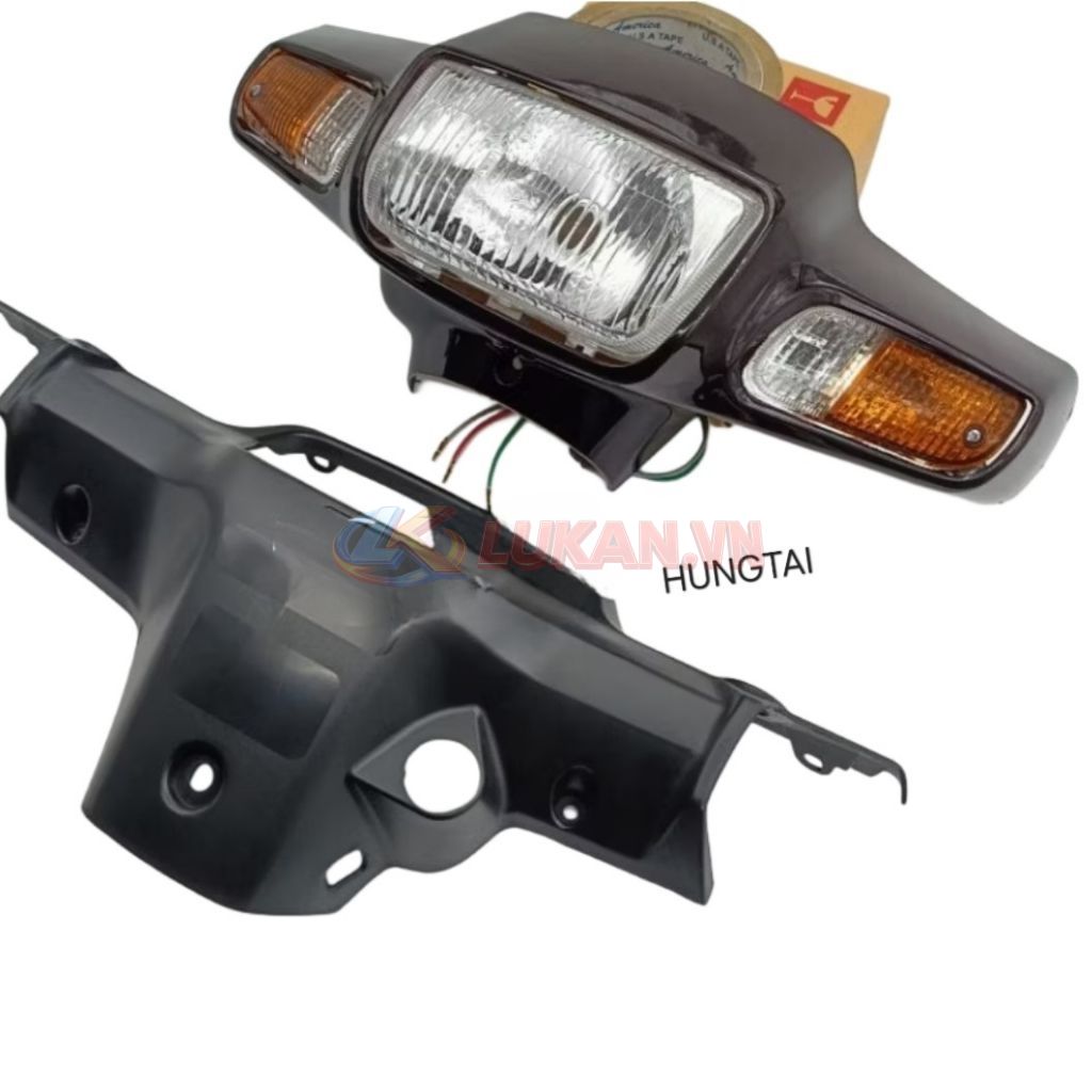Bộ nhựa võ đầu đèn trước xe DREAM Lùn mới hàng đẹp - Ảnh 6