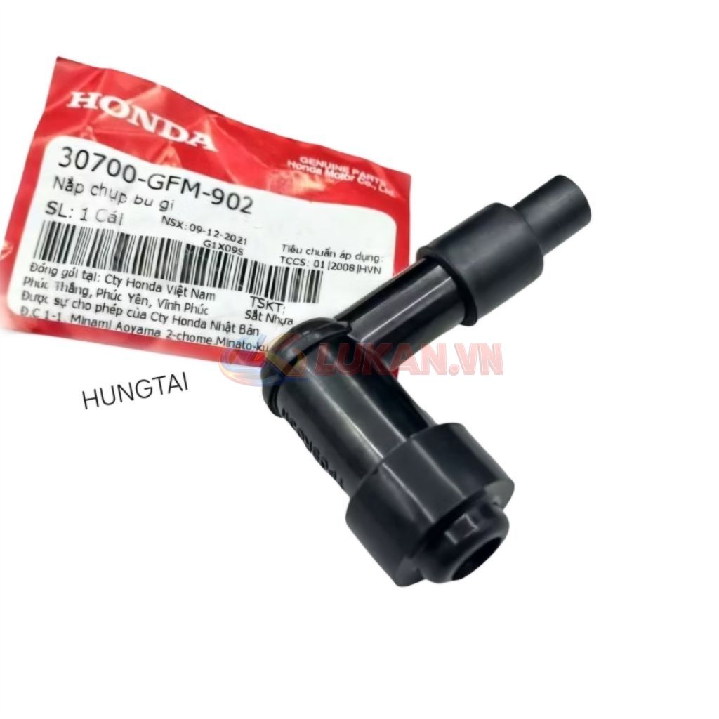 Đầu nắp chụp bugi DREAM, WAVE, FUTURE... zin Honda 30700-GFM-902 - Ảnh 2