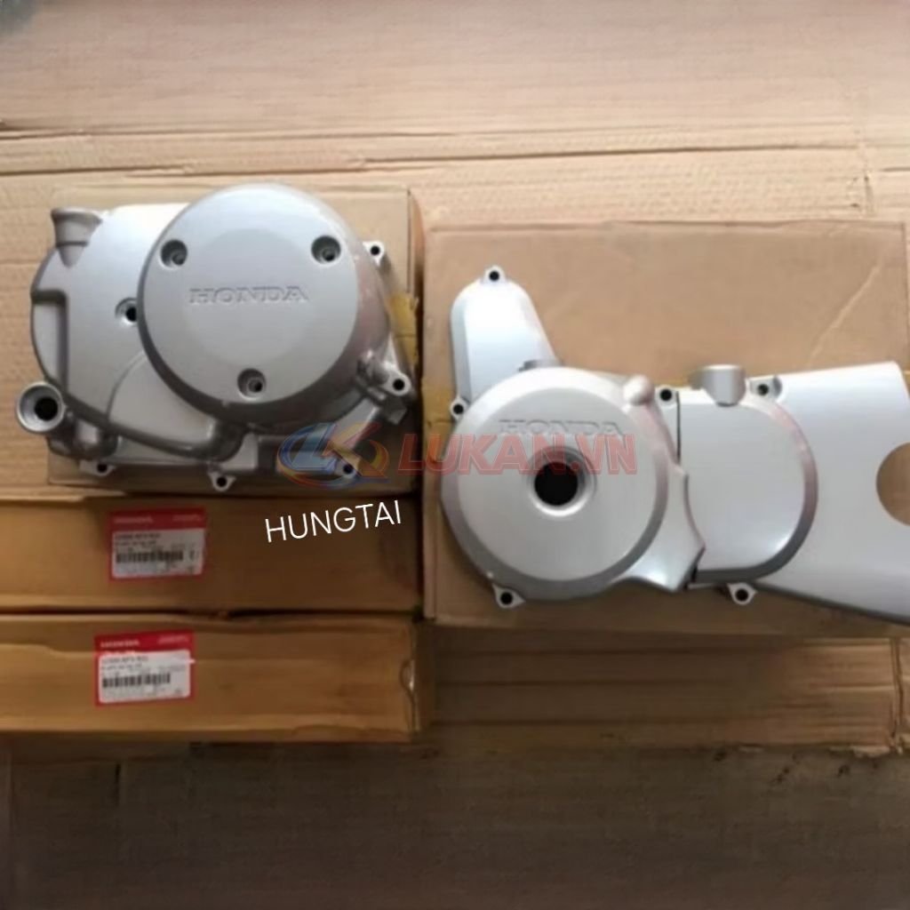 Bộ 4 ốp nắp lốc máy Super DREAM, WAVE, FUTURE 1... zin Honda - Ảnh 2