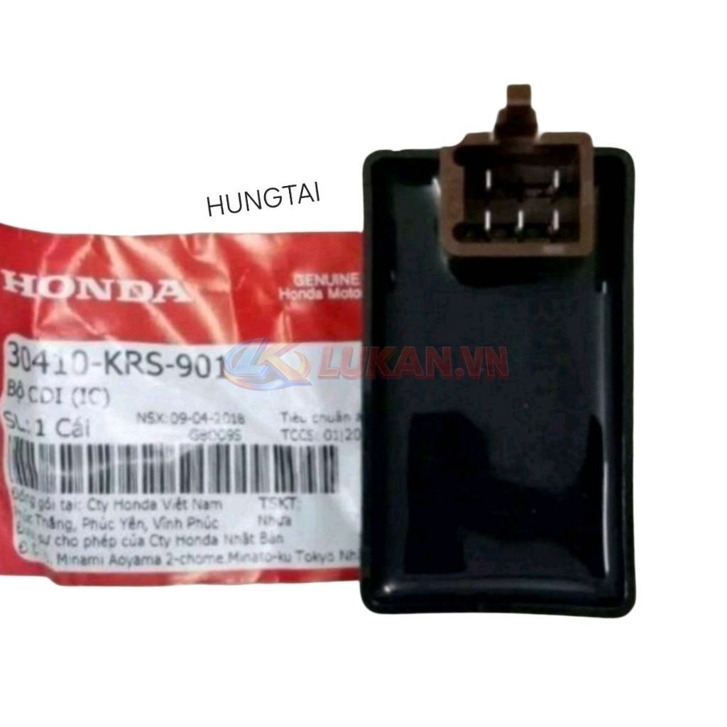 Cục ic đánh lửa điện xe DREAM, WAVE, FUTURE... zin Honda 30410-KRS-901 - Ảnh 2