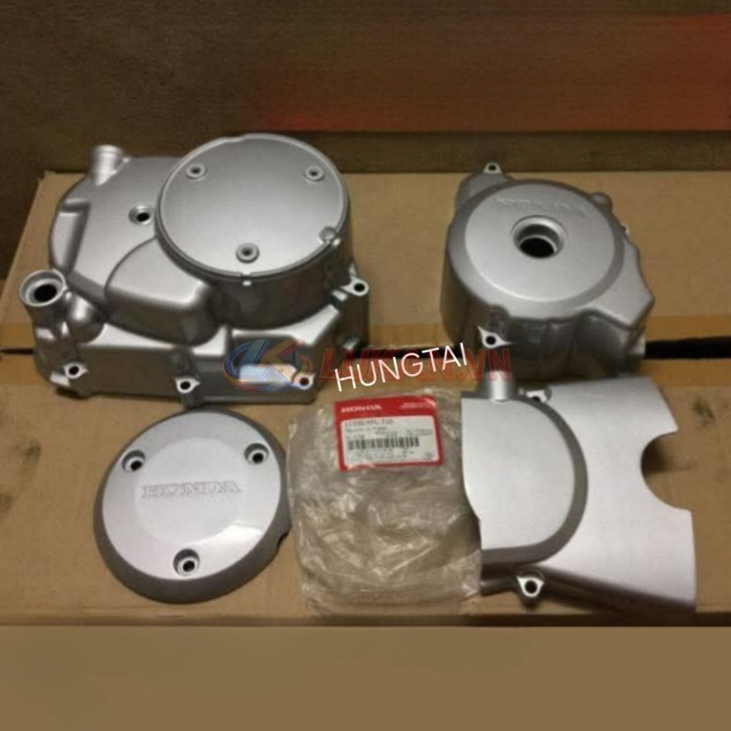 Bộ 4 ốp nắp lốc máy Super DREAM, WAVE, FUTURE 1... zin Honda - Ảnh 3
