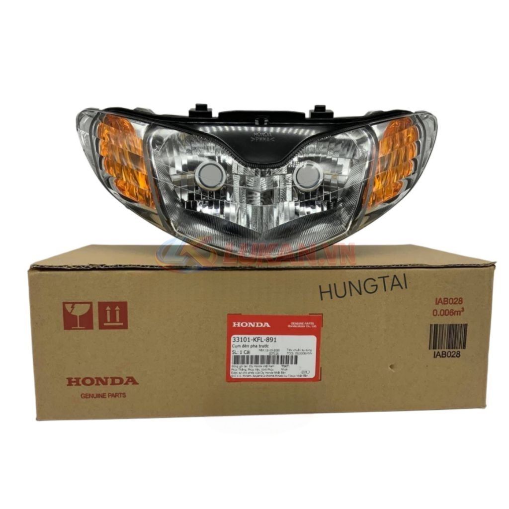 Pha chóa đèn trước xe FUTURE 1 đời đầu cam zin Honda 33101-KFL-891