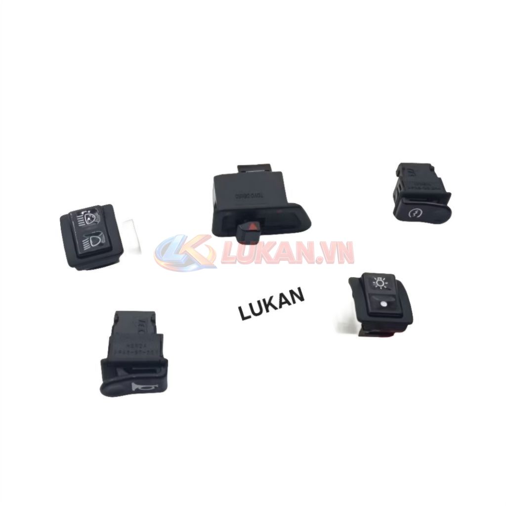 Bộ 5 nút bật, công tắc điện WAVE A, RS, S100, RSX 100... zin chính hãng - Ảnh 3