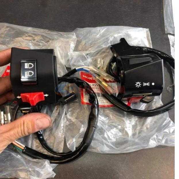 Cặp cùm nút công tắc xe Super DREAM Việt zin Honda 35200-KVV-901, 35150-KVV-901 - Ảnh 2