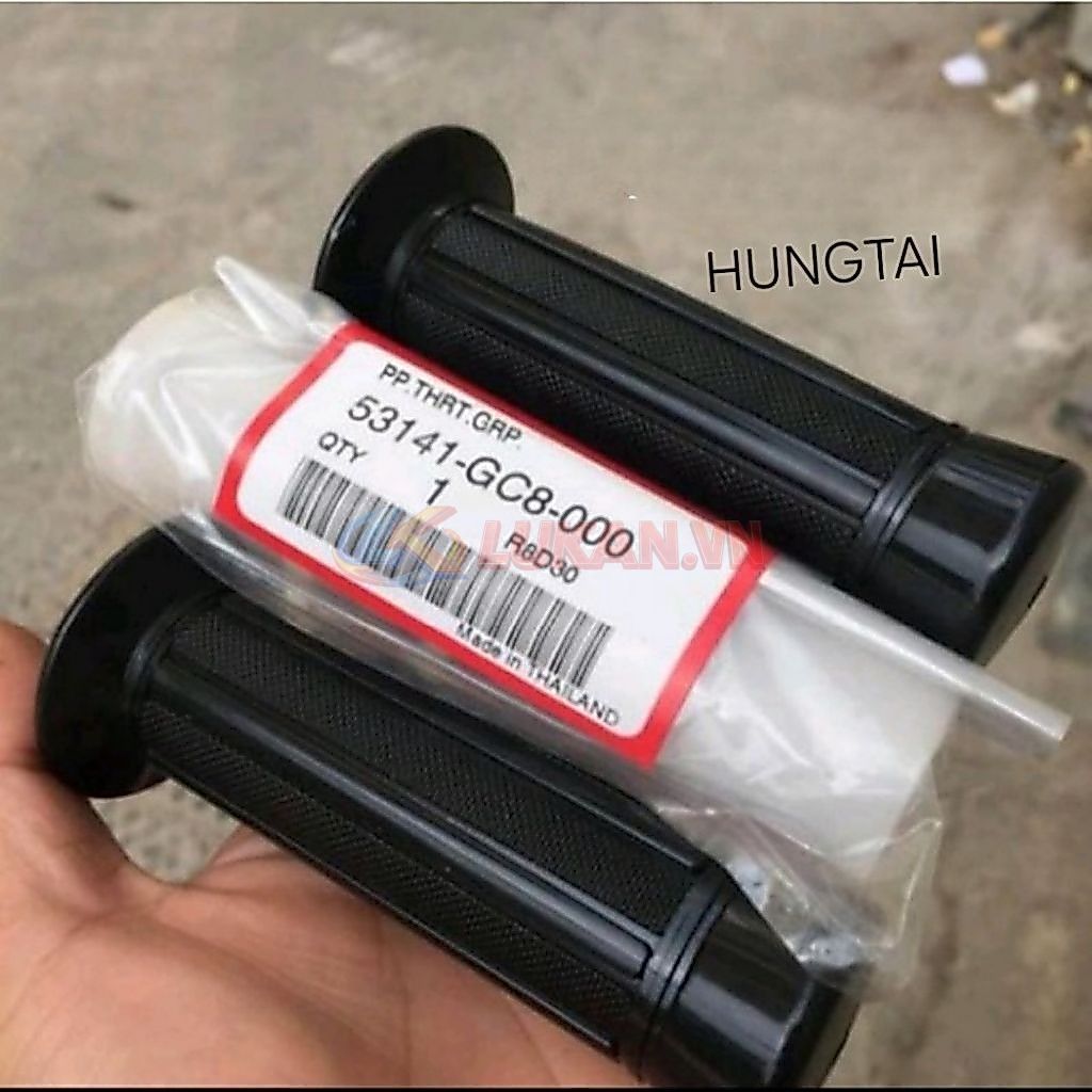 Cặp cao su bao tay lái, nắm xe DREAM Thái luôn ống ga zin 53165-GN5-900, 53166-GN5-900 - Ảnh 5