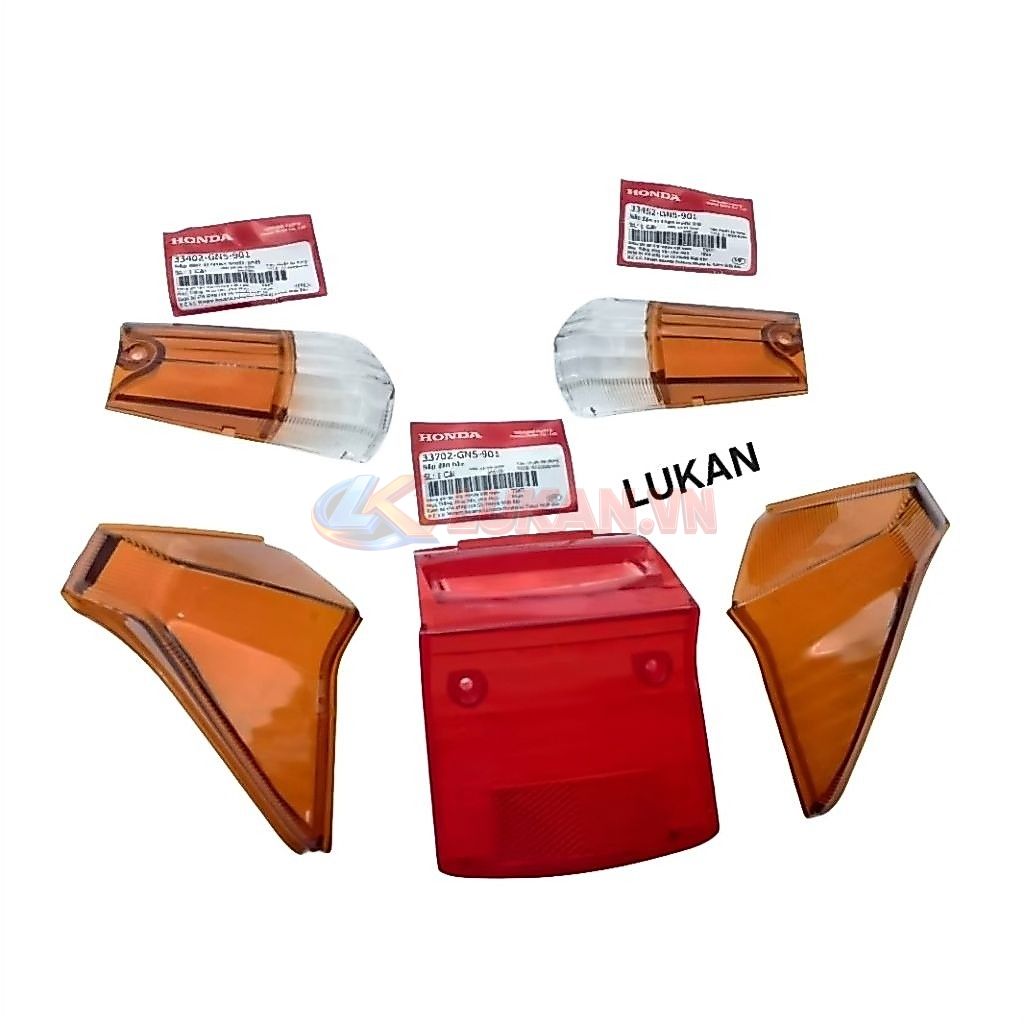 Bộ nắp chụp võ đèn hậu, xi nhan trước sau Super DREAM zin Honda - Ảnh 3