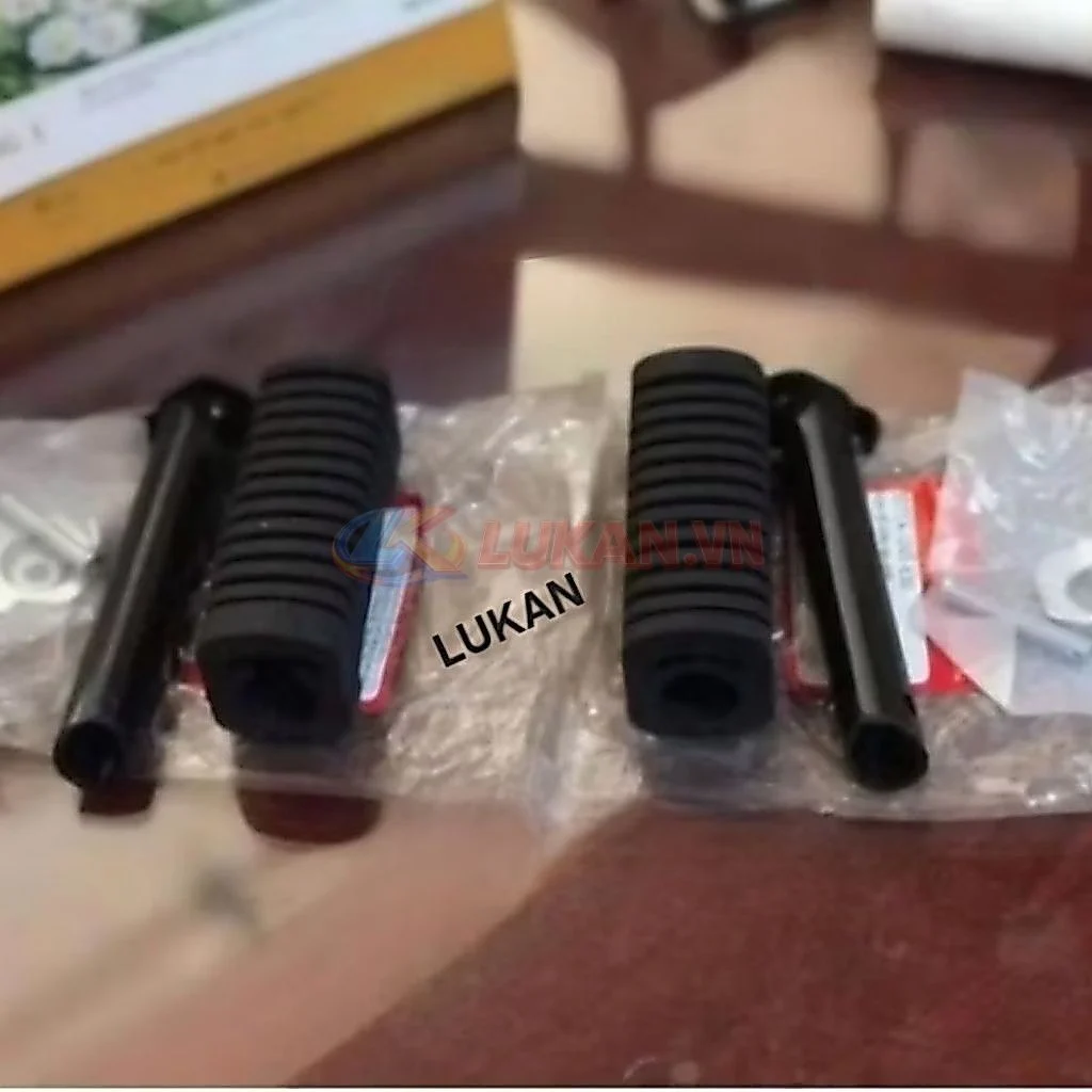 Cặp cao su gác chân sau xe Super DREAM, WAVE, FUTURE.... zin - Ảnh 2
