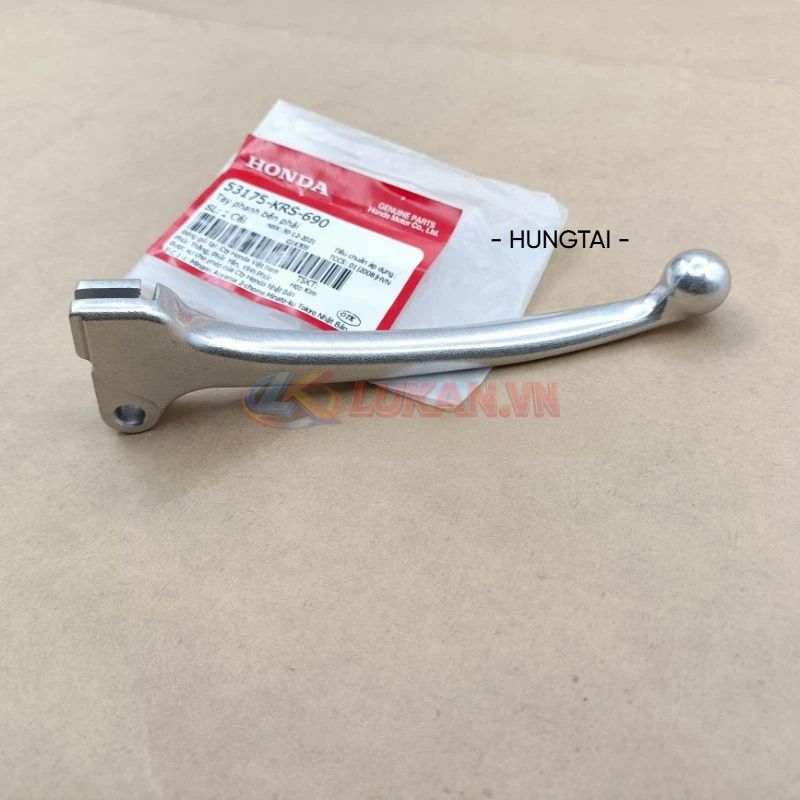 Tay thắng , phanh đùm trước WAVE A, ALPHA 100 2006-2016... zin 53175-KRS-690 - Ảnh 3