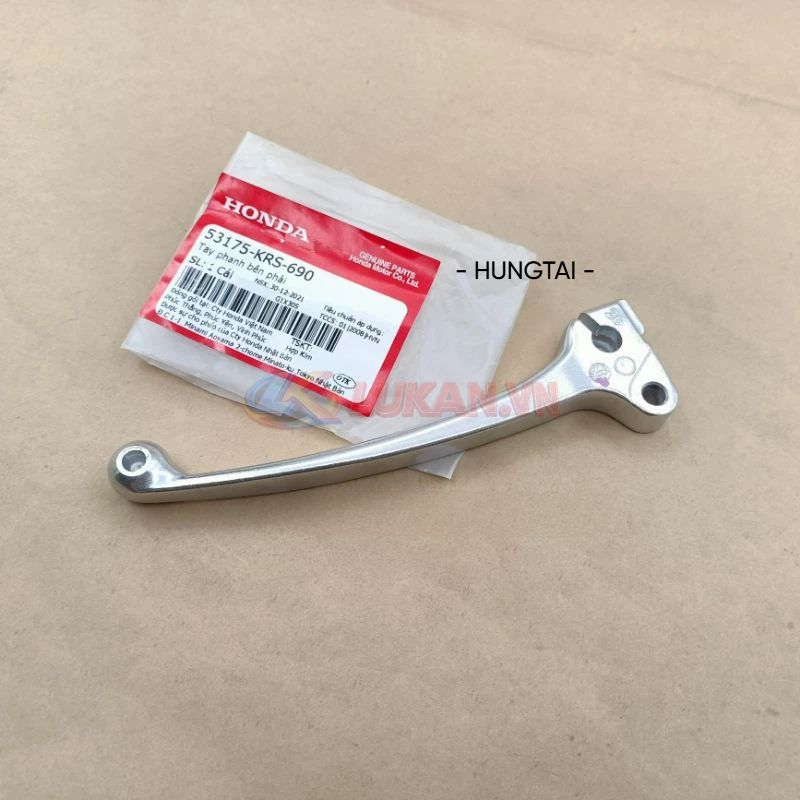Tay thắng , phanh đùm trước WAVE A, ALPHA 100 2006-2016... zin 53175-KRS-690 - Ảnh 4