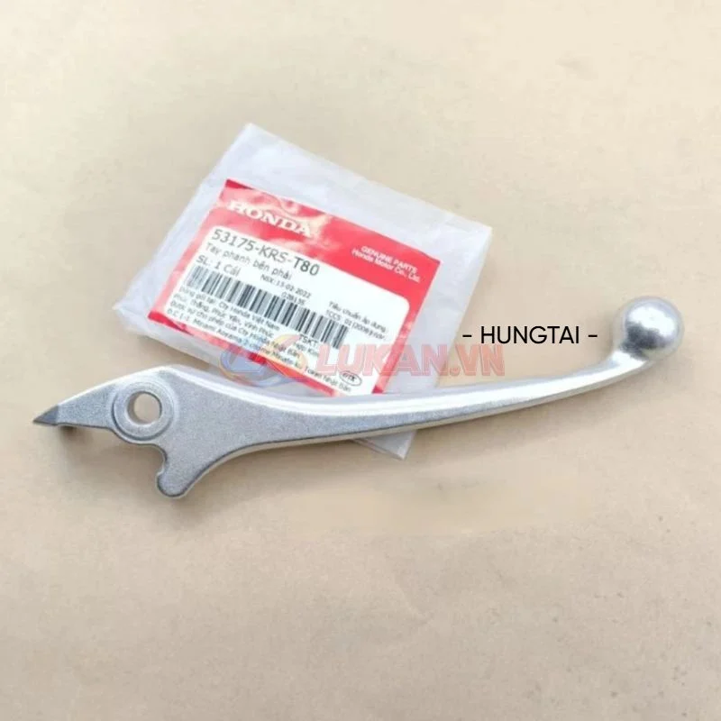 Tay thắng, phanh đĩa trước WAVE S110, RS, S100, RSX, FUTURE... Bạc zin Honda 53175-KRS-T80