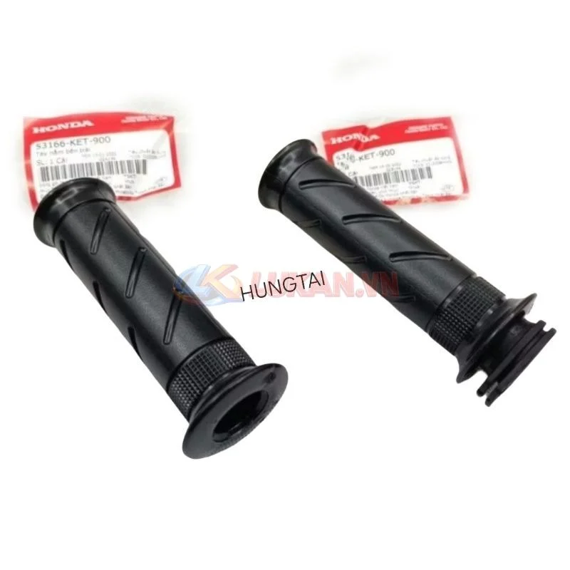 Cặp cao su bao tay nắm, lái xe WAVE ALPHA, ZX đời đầu zin 53166-KET-900, 53140-KET-900 - Ảnh 4
