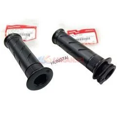 Cặp cao su bao tay nắm, lái xe WAVE ALPHA, ZX đời đầu zin 53166-KET-900, 53140-KET-900