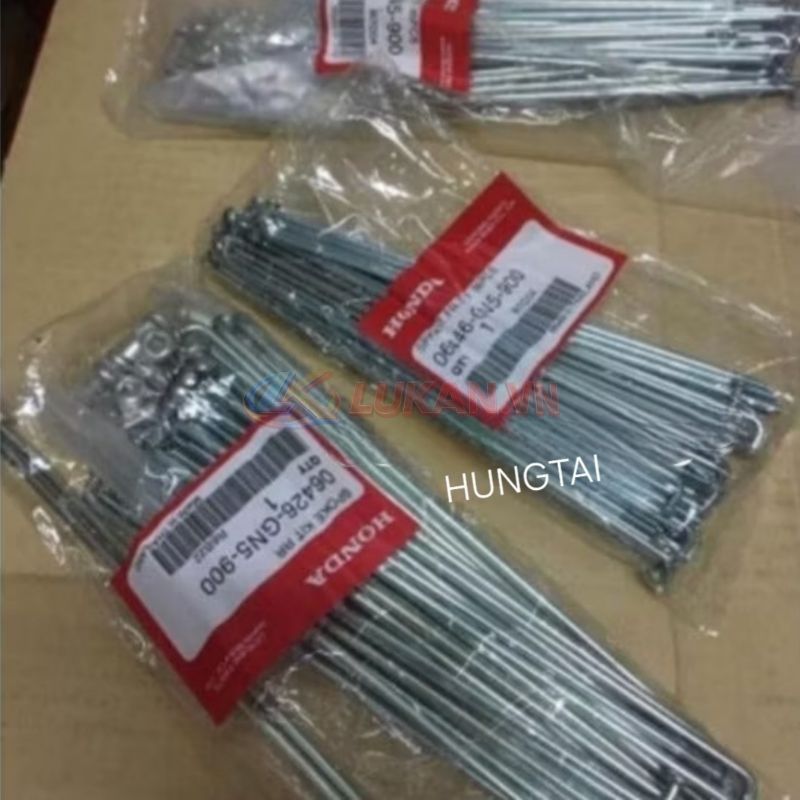Bộ đũa căm, nan hoa vành, niềng DREAM, WAVE Thái... zin Honda - Ảnh 5