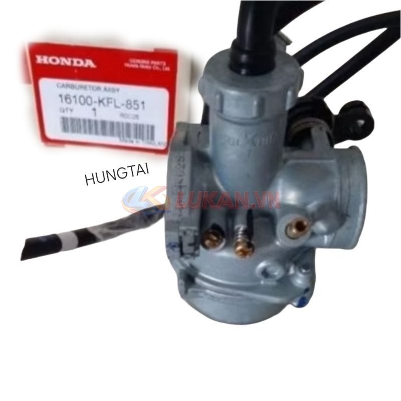 Bình xăng con, chế hòa khí WAVE Thái 110, FUTURE 1 đời đầu zin Honda 16100-KFL-861, 16100-KFL-851 - Ảnh 4