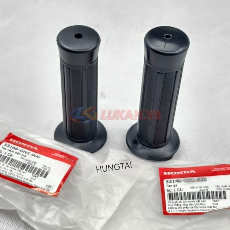 Cặp cao su bao tay nắm, lái xe DREAM zin Honda 53166-GN5-900, 53140-GBG-B20 - Ảnh 2