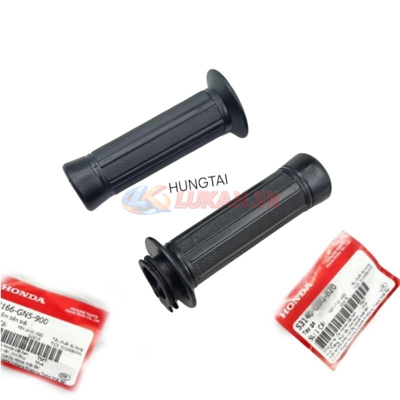 Cặp cao su bao tay nắm, lái xe DREAM zin Honda 53166-GN5-900, 53140-GBG-B20 - Ảnh 4