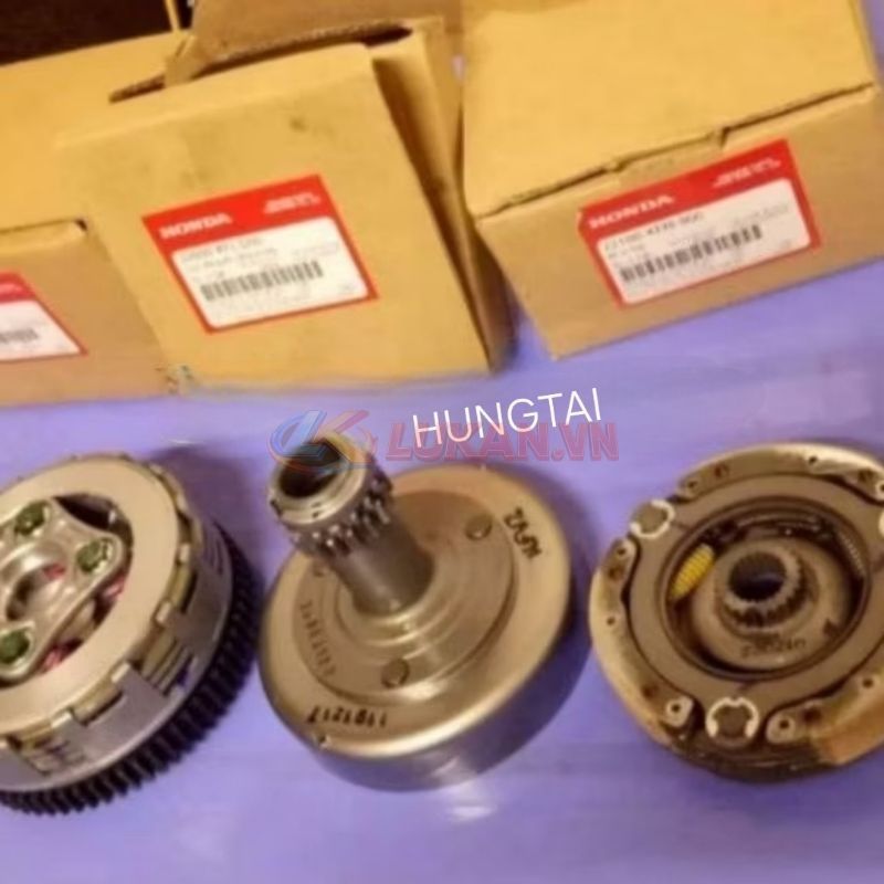 Bộ nhông nồi côn, li hợp WAVE ALPHA, ZX, A, RS, RSX, S100..... zin - Ảnh 3