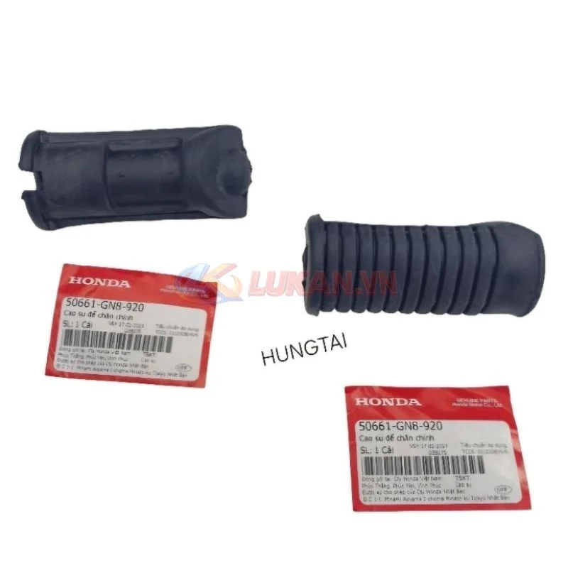 Cặp cao su gác chân giữa DREAM, WAVE, FUTURE NEO.... zin Honda 50661-GN8-920 - Ảnh 2