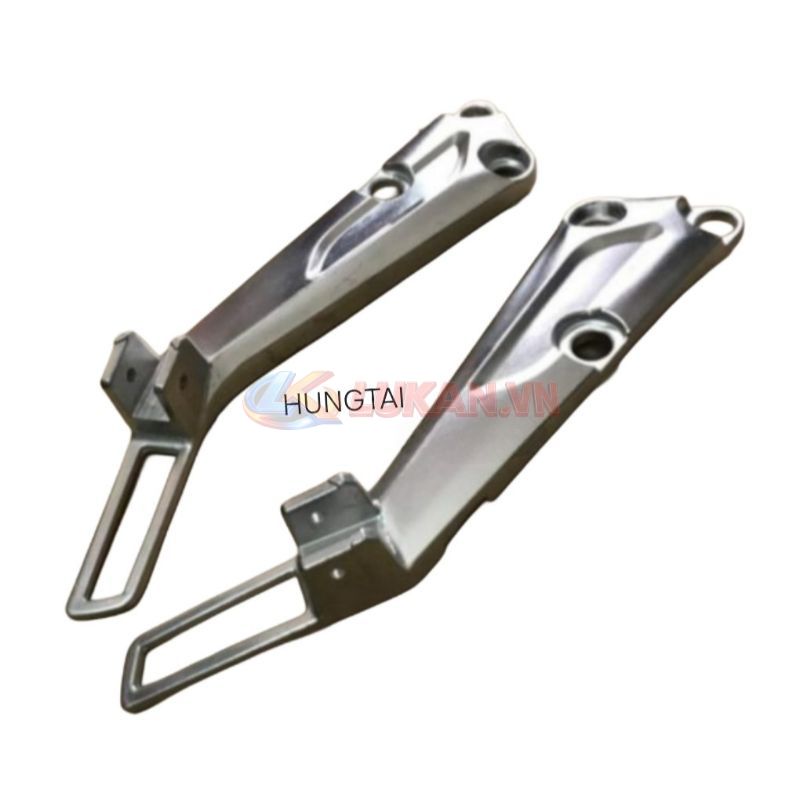 Cặp đùi pass nhôm để chân sau dài WAVE Thái zin Honda 50716-KFL-D00, 50715-KFL-D01 - Ảnh 4