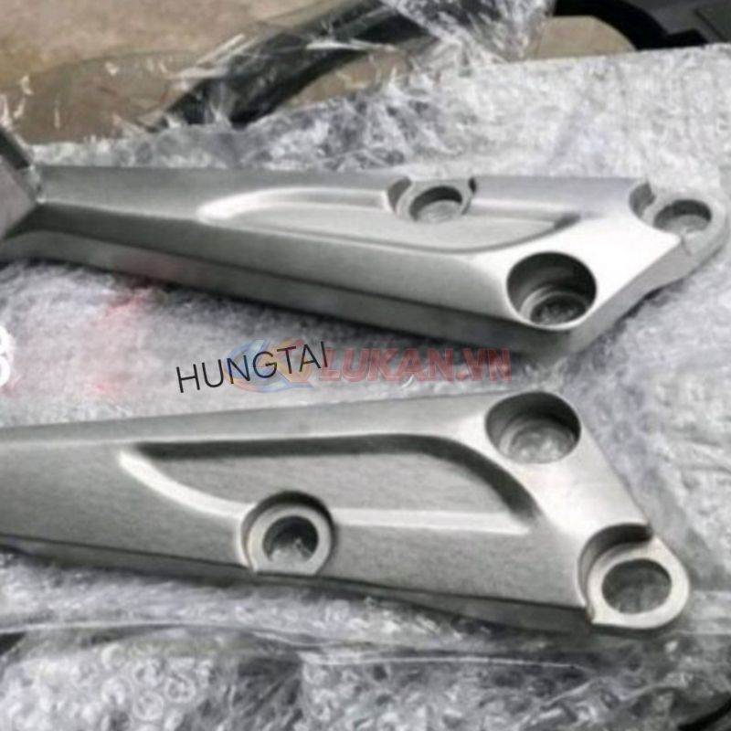 Cặp đùi pass nhôm để chân sau dài WAVE Thái zin Honda 50716-KFL-D00, 50715-KFL-D01 - Ảnh 6