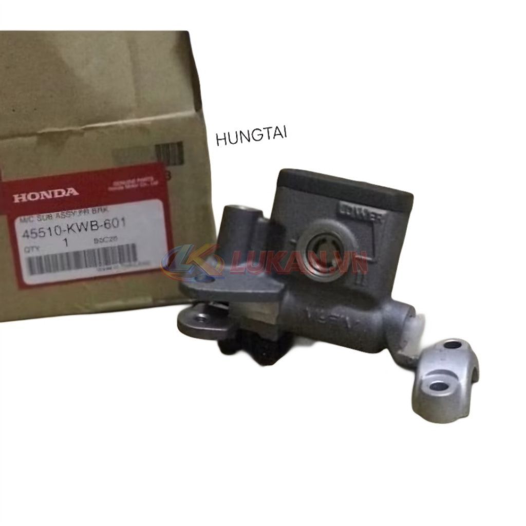 Cùm tay bình dầu thắng, phanh đĩa trước WAVE S110, RSX, BLADE.... zin Honda 45510-KWB-601