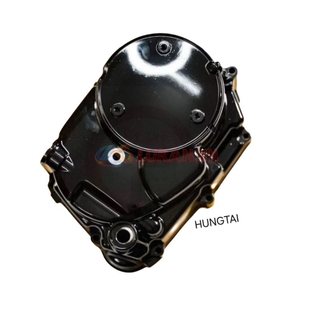 Lốc nắp máy phải, nồi côn WAVE Thái, ALPHA, A, RS... Đen zin Honda - Ảnh 3