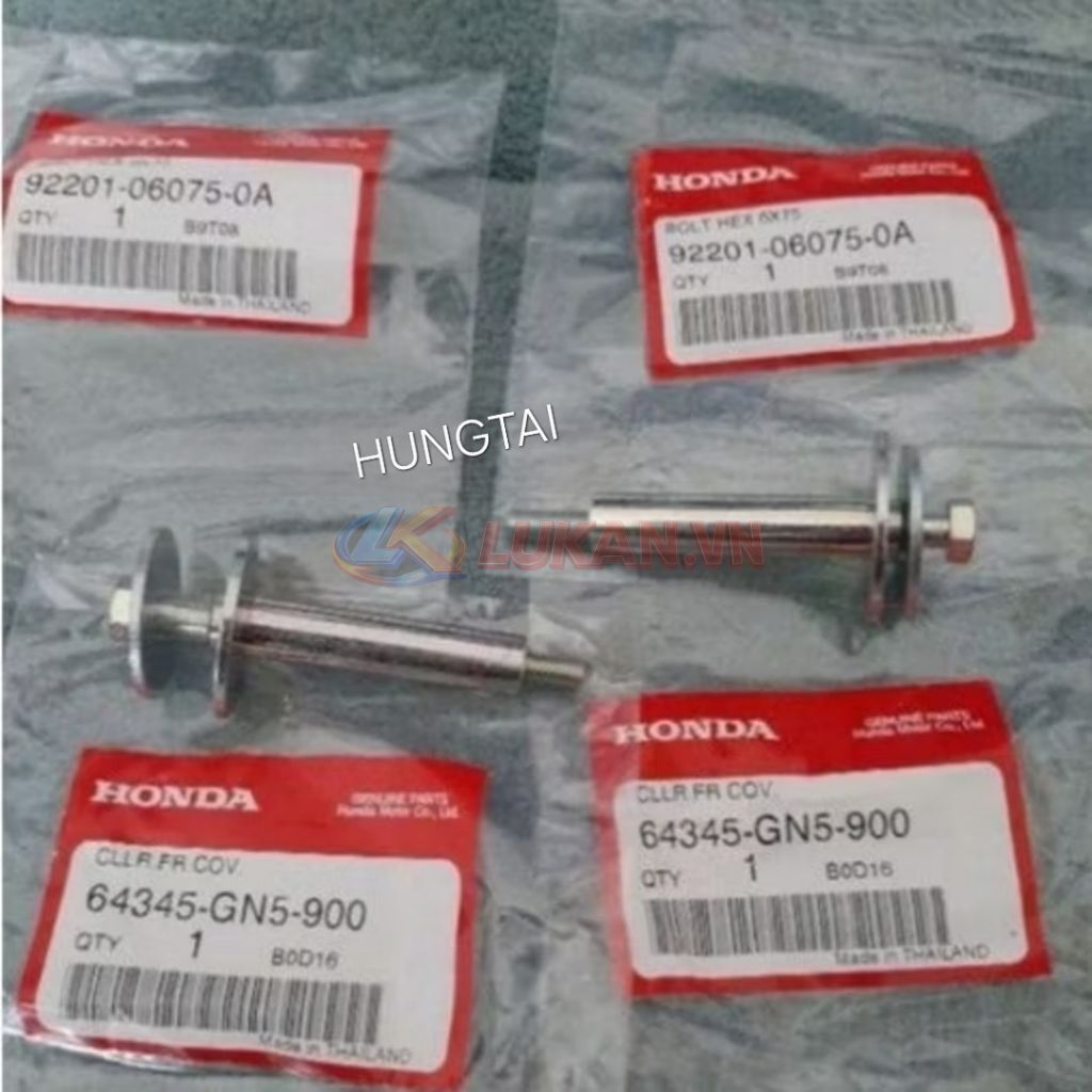 Cặp ốc lắp bững chống yếm xe DREAM zin Honda Thái xịn 64345-GN5-900 - Ảnh 4