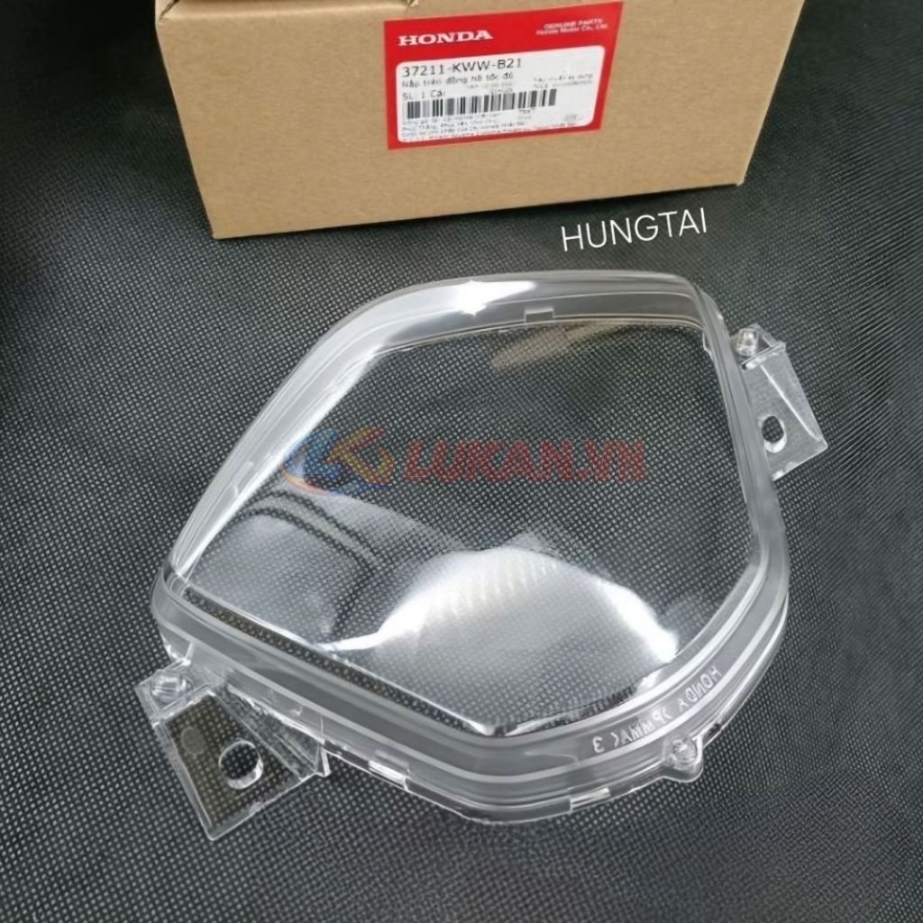 Mặt kính đồng hồ, công tơ mét WAVE S110, RSX, RS... zin Honda 37211-KWW-B21, 37211-KWW-A01