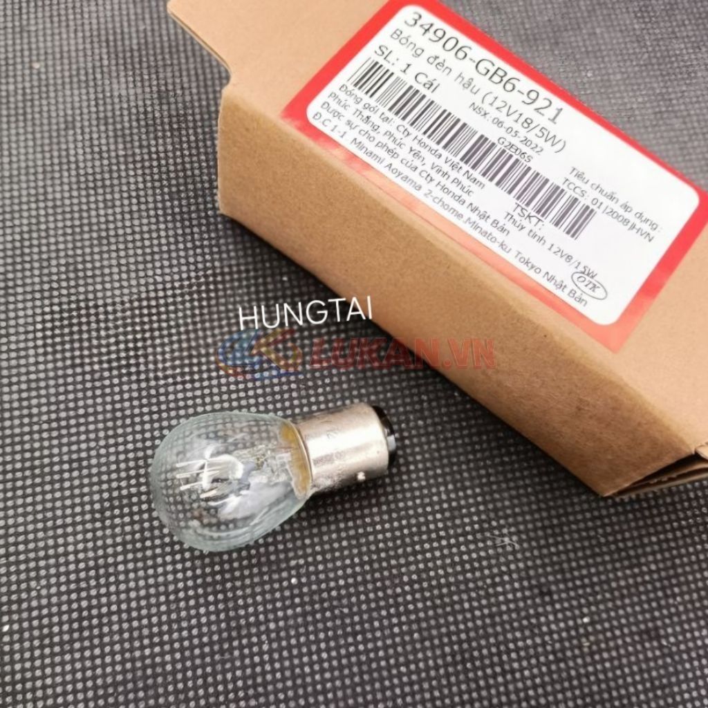 Bóng đuôi đèn lái stop, hậu xe máy Honda.... zin chính hãng (12V18/5W) 34906-GB6-921 - Ảnh 5