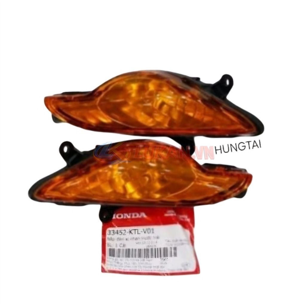 Cặp đèn xi nhan vàng trước xe WAVE A, RS, S100.... zin chính hãng 33452-KTL-V01