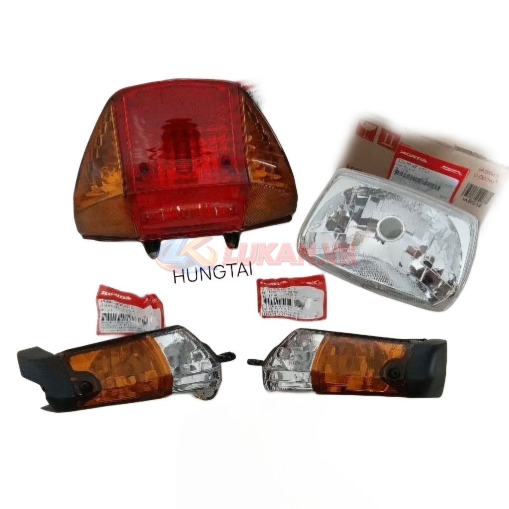 Bộ đèn hậu xi nhan trước sau xe Super DREAM Việt zin Honda