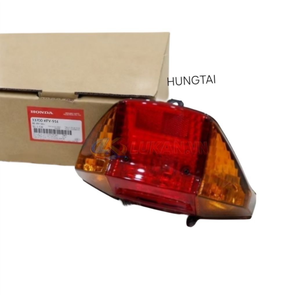 Bộ đèn hậu xi nhan trước sau xe Super DREAM Việt zin Honda - Ảnh 5