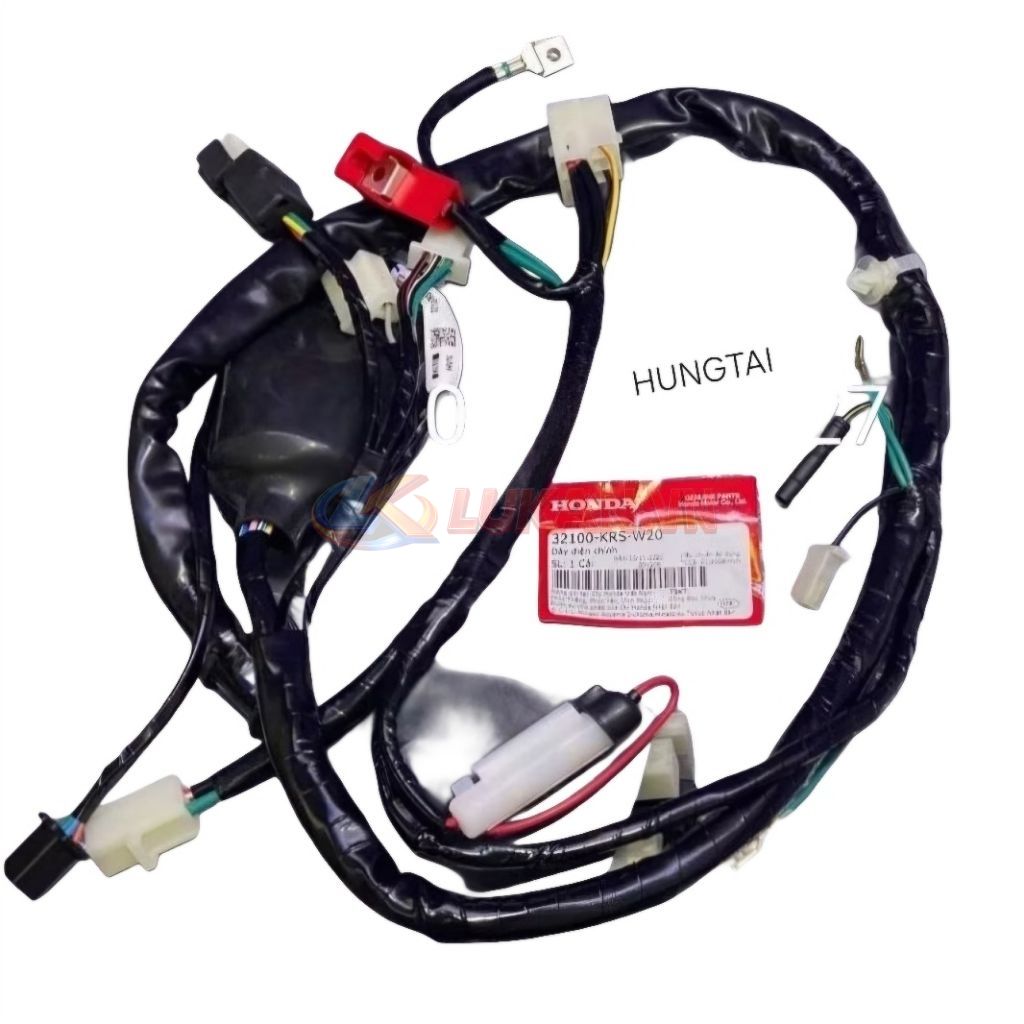 Sợi dây điện sườn chính xe WAVE ALPHA, ZX đời đầu zin Honda 32100-KRS-W20 - Ảnh 2