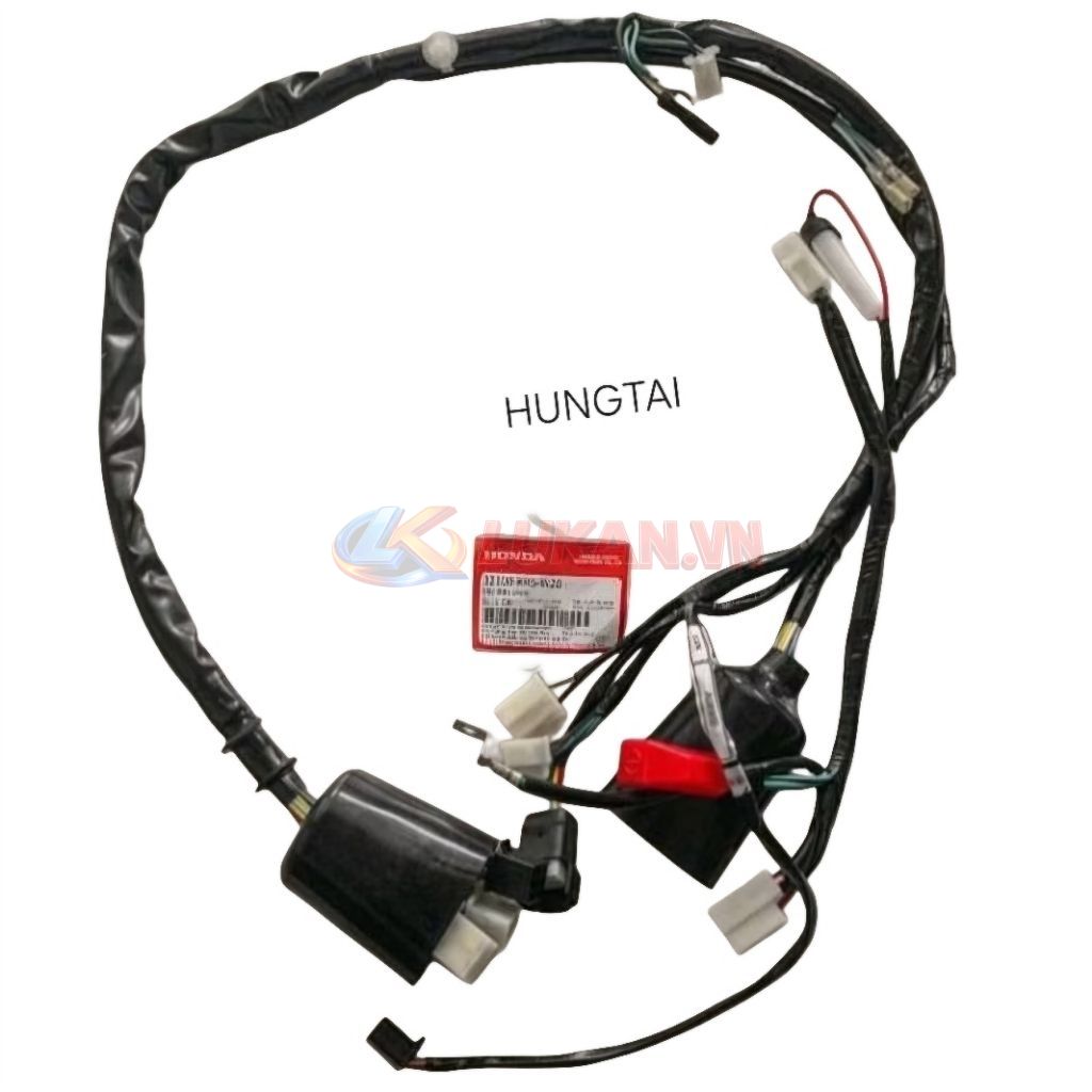 Sợi dây điện sườn chính xe WAVE ALPHA, ZX đời đầu zin Honda 32100-KRS-W20 - Ảnh 4