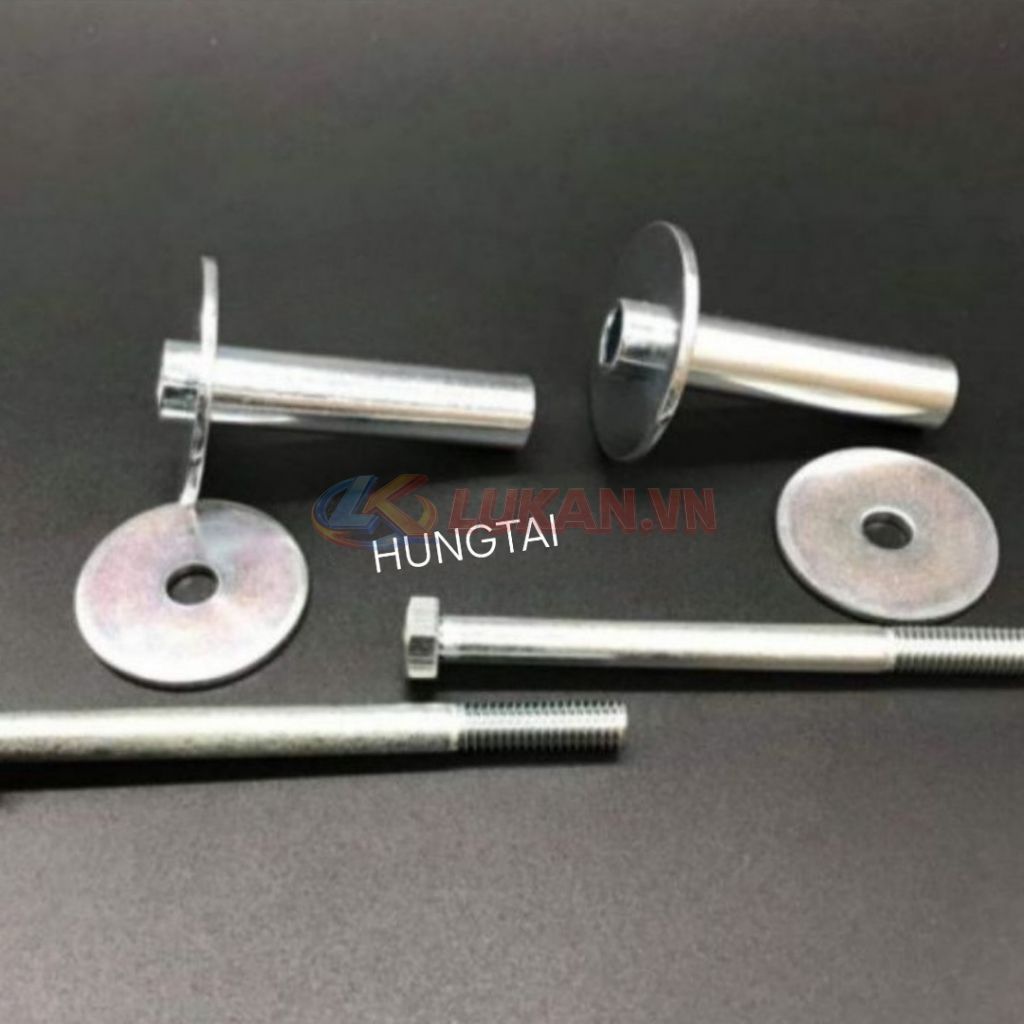 Cặp ốc lắp bững chống yếm xe DREAM zin Honda 64347-001-000, 92201-06075-0A - Ảnh 2