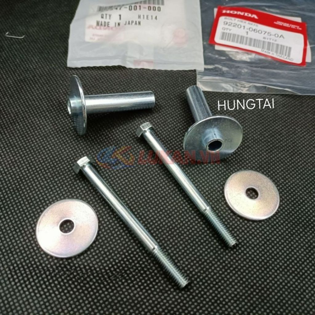 Cặp ốc lắp bững chống yếm xe DREAM zin Honda 64347-001-000, 92201-06075-0A