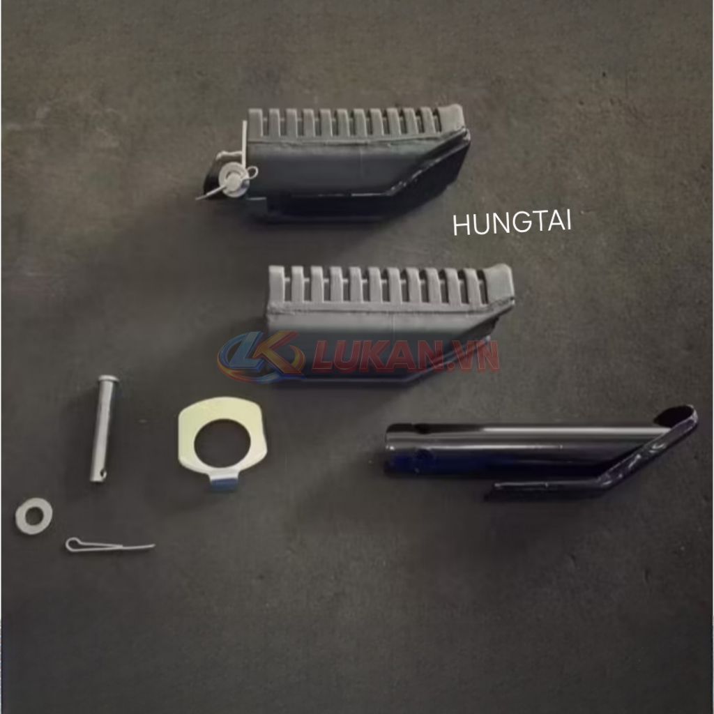 Cặp cao su gác để chân sau WAVE A, RS, S100, FUTURE 2, NEO... zin Honda 50710-KVL-V40 - Ảnh 2