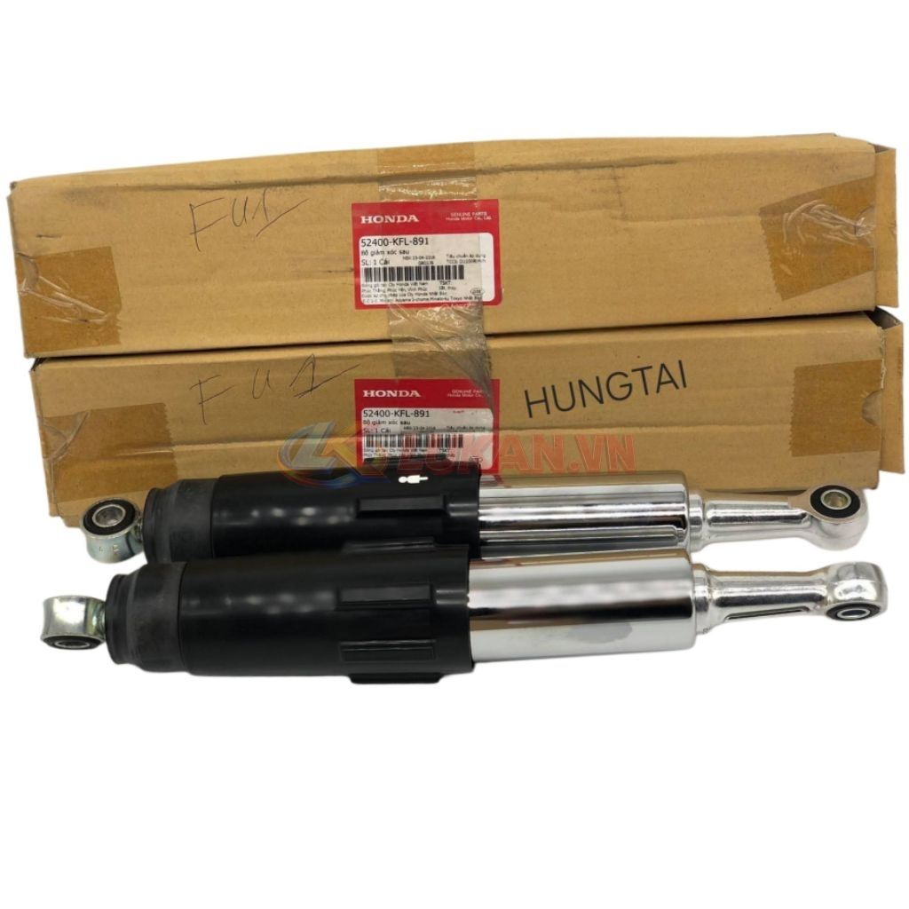 Cặp phuộc nhún, giảm sóc sau xe FUTURE 1 đời đầu zin Honda 52400-KFL-891 - Ảnh 2