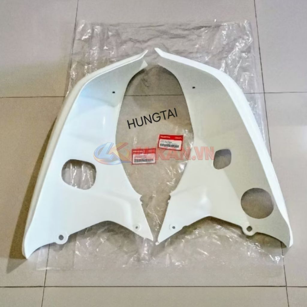 Cặp nhựa cánh bững yếm trắng xe DREAM Lùn zin Honda Thái