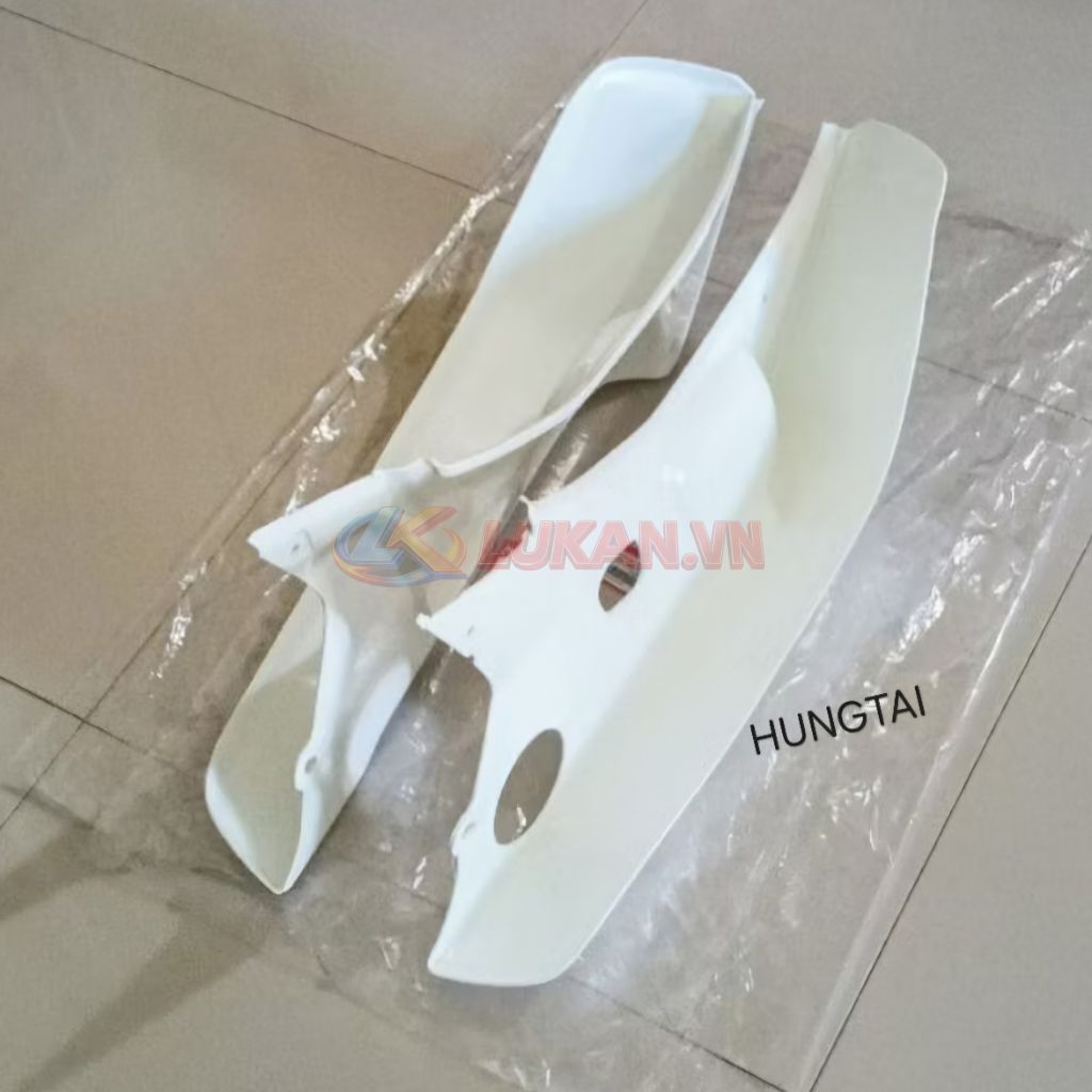 Cặp nhựa cánh bững yếm trắng xe DREAM Lùn zin Honda Thái - Ảnh 3