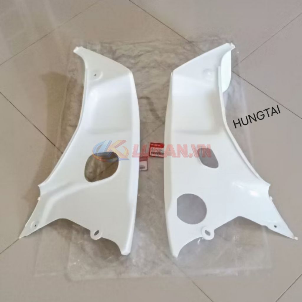 Cặp nhựa cánh bững yếm trắng xe DREAM Lùn zin Honda Thái - Ảnh 6
