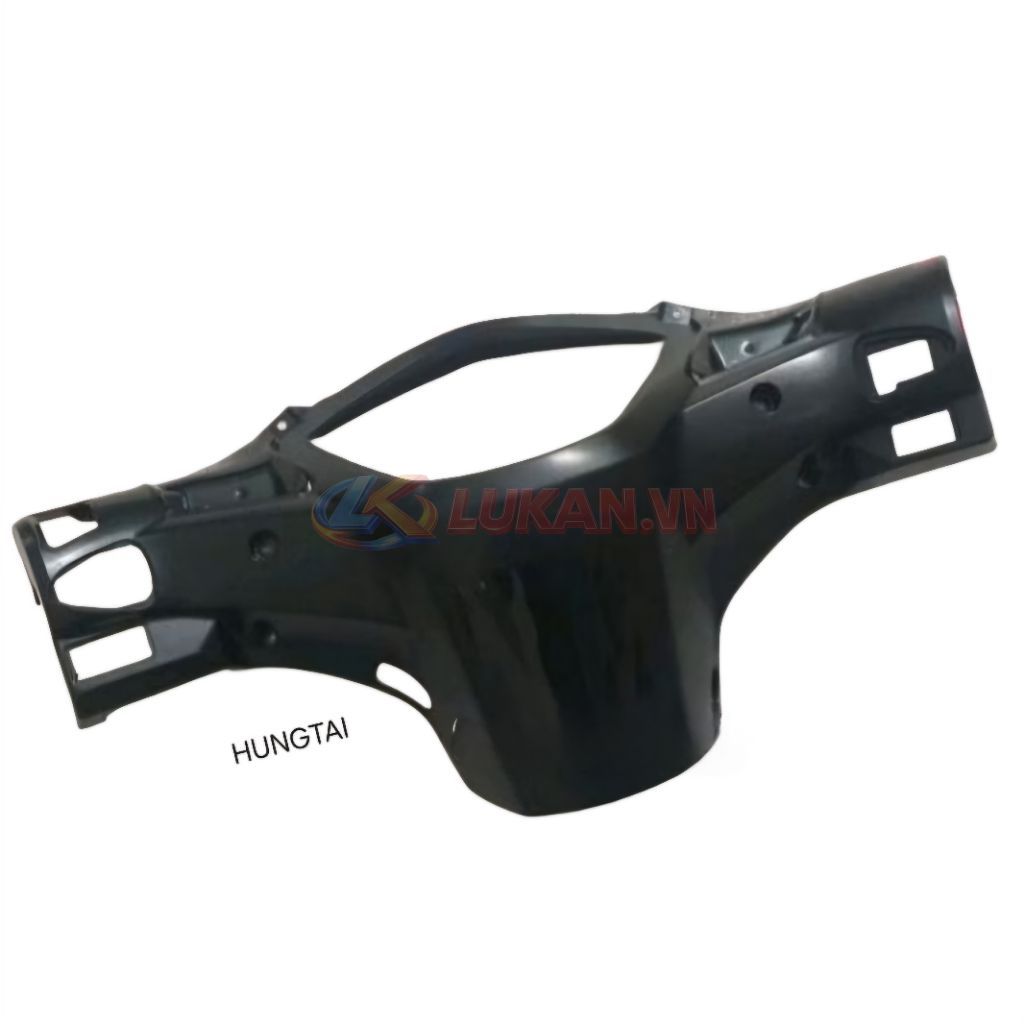 Bộ 3 ốp nhựa, vỏ đầu đèn xe WAVE S110, RS, RSX... Đen zin Honda - Ảnh 3