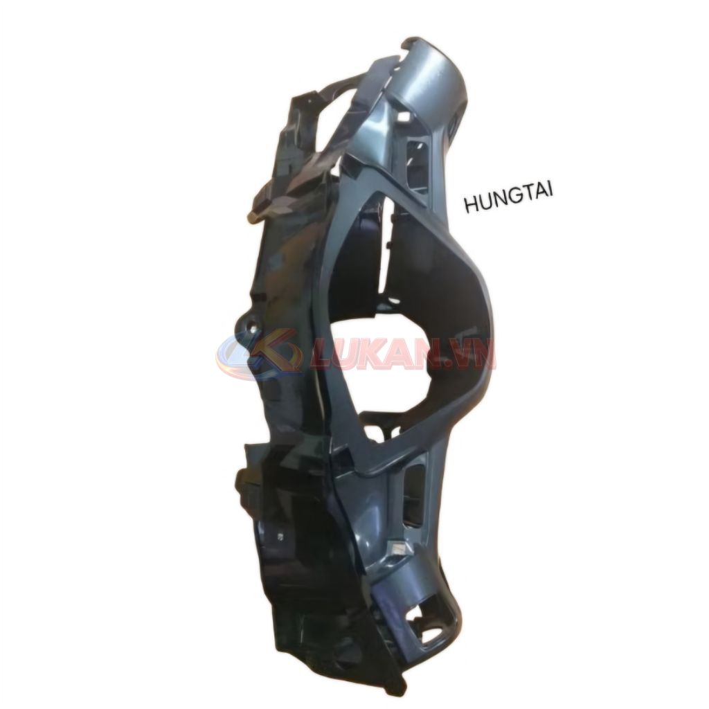 Bộ 3 ốp nhựa, vỏ đầu đèn xe WAVE S110, RS, RSX... Đen zin Honda - Ảnh 4