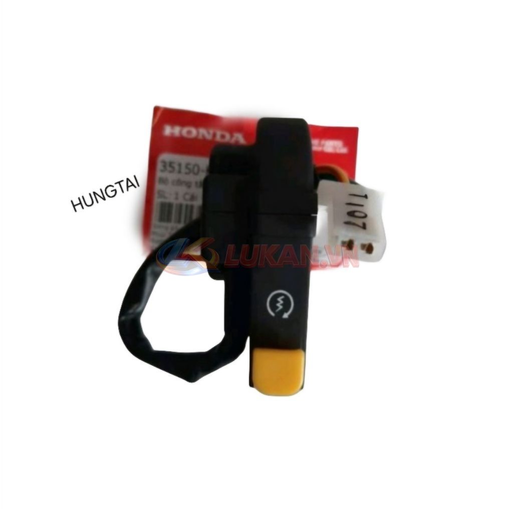 Cùm ống ga, công tắc đề khởi động WAVE Thái, ALPHA, ZX... zin Honda 35150-KRS-860 - Ảnh 2
