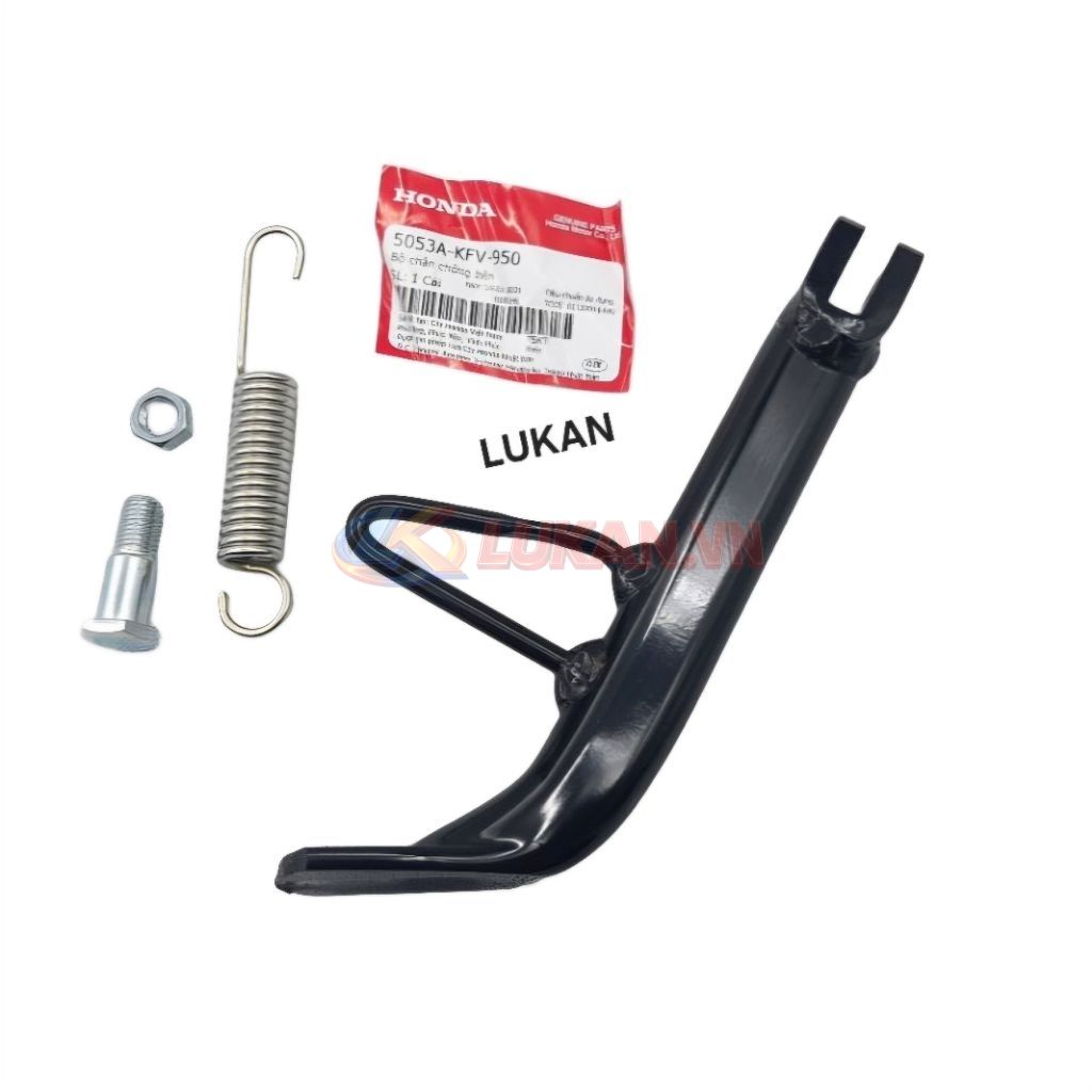 Chân chống nghiêng, ngang Super DREAM, WAVE ALPHA, ZX... zin Honda 5053A-KFV-950 - Ảnh 2