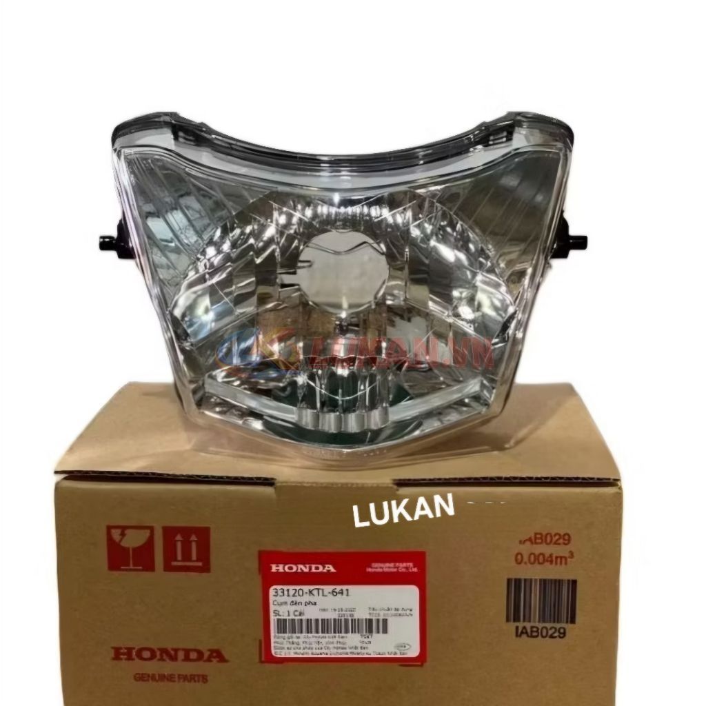 Pha chóa đèn trước WAVE A, RS, S100, RSX, FUTURE X 125.... zin Honda 33120-KTL-641 - Ảnh 3