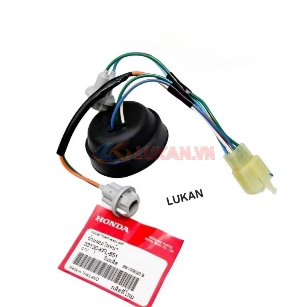 Dây điện đuôi bóng đèn pha xe WAVE Thái zin chính hãng 33130-KFL-851 - Ảnh 3