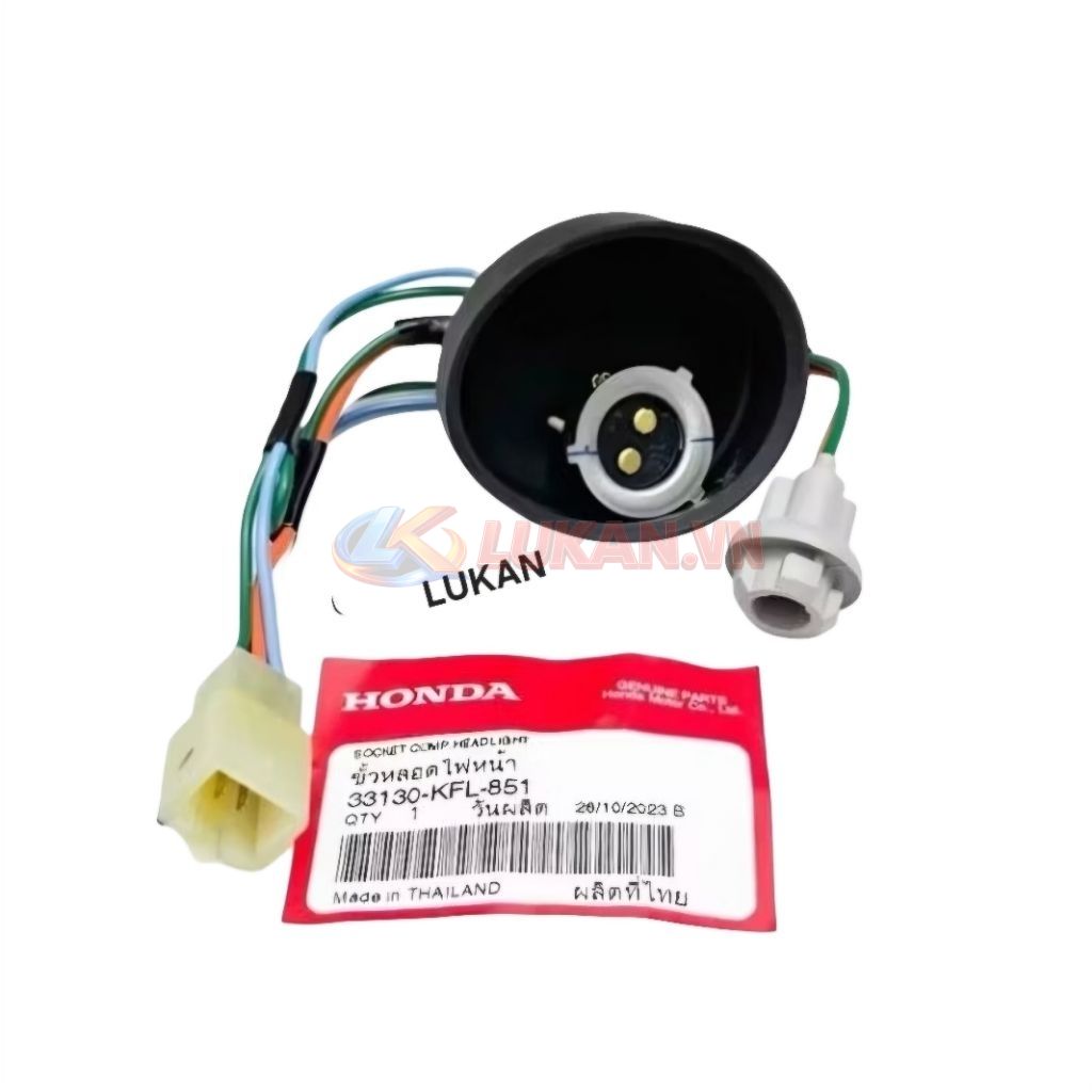 Dây điện đuôi bóng đèn pha xe WAVE Thái zin chính hãng 33130-KFL-851 - Ảnh 4