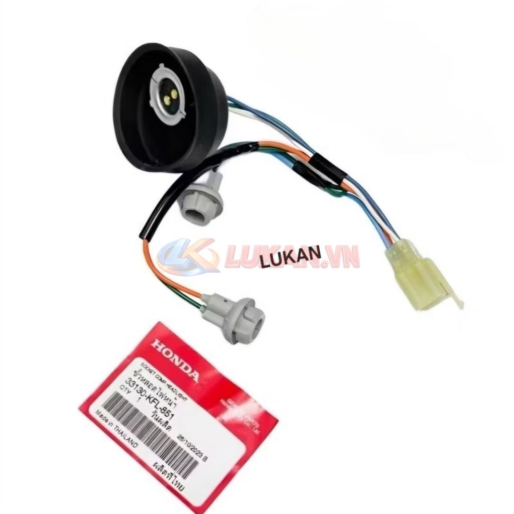 Dây điện đuôi bóng đèn pha xe WAVE Thái zin chính hãng 33130-KFL-851 - Ảnh 5