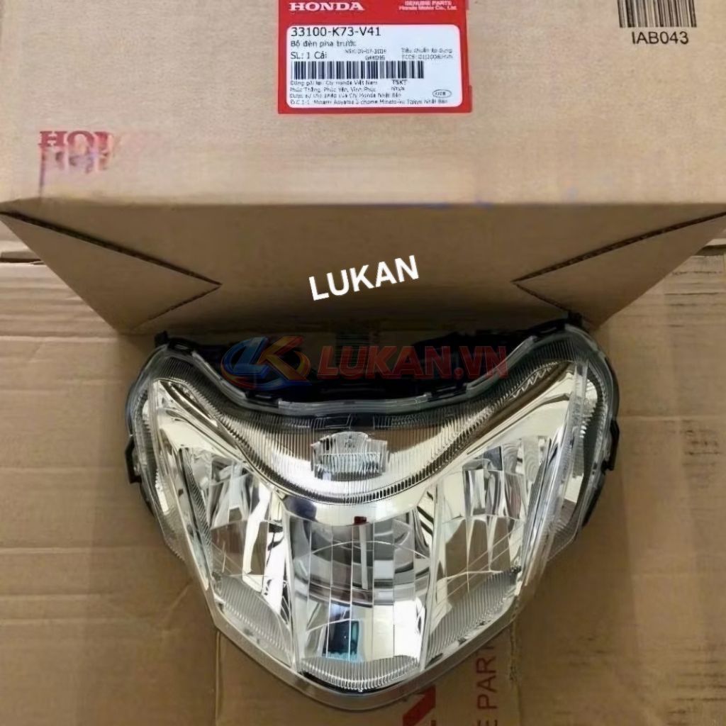 Pha chóa đèn trước xe FUTURE MẬP 125 bóng Led zin Honda 33100-K73-V41 - Ảnh 3